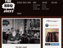 Tablet Screenshot of andrewevansbbqjoint.com